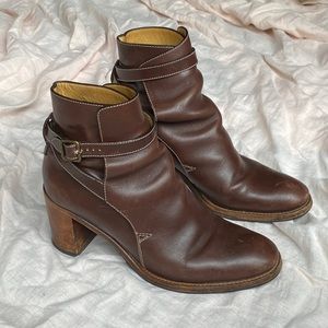 Vintage Chloe Brown Buckled Buckled Boot - size 9